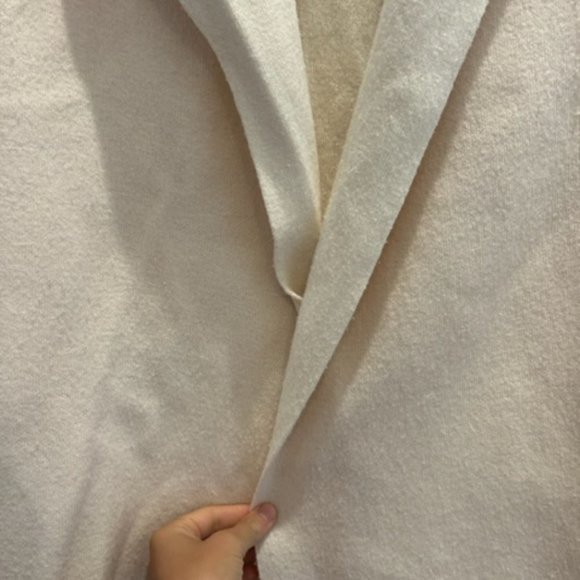 Club Monaco cowl neck cardigan (palest pink) - Picture 2 of 3